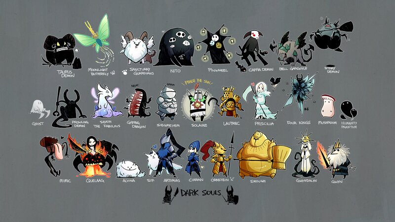 Dark Souls Characters — Gray