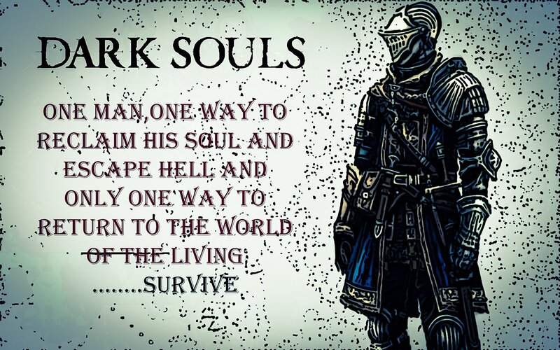 Dark Souls game poster