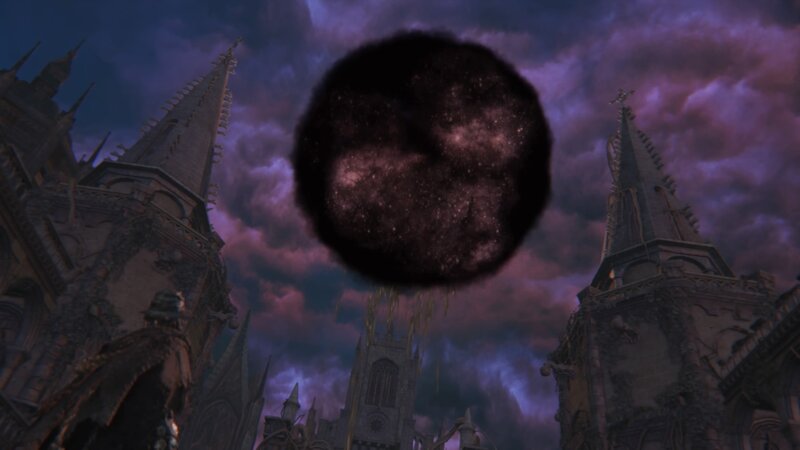 Dark Sphere over Castle
