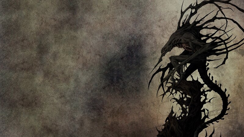 Dark Spiky Creature