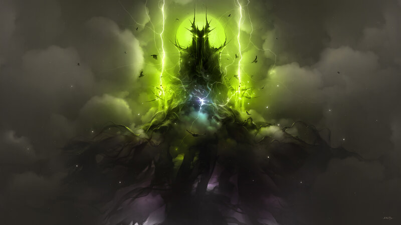 Dark Spiky Entity