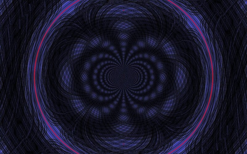 dark spiral fractal pattern