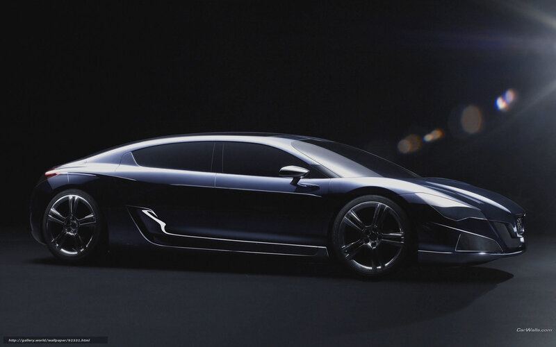 dark sports car concept