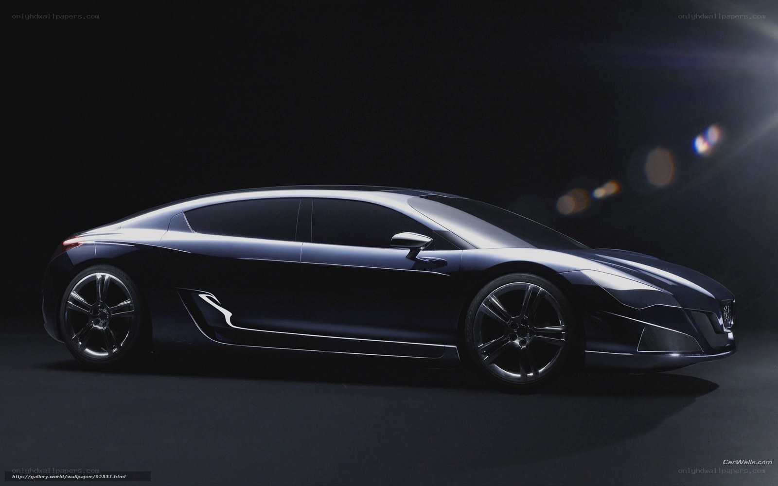 dark sports car concept