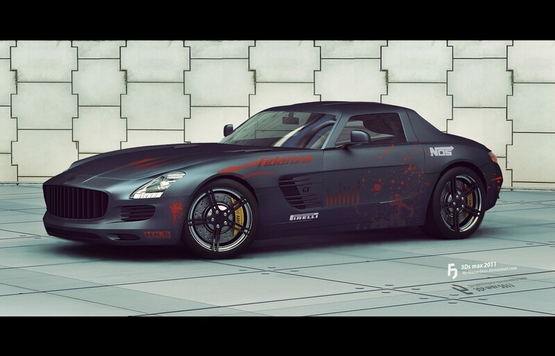 Dark Sports Car — Gray