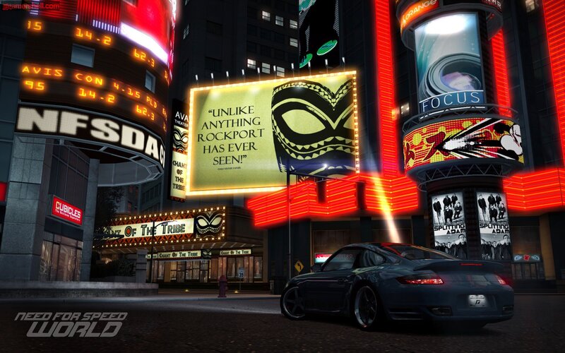 Dark Sports Car in City