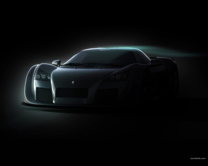 dark sports car silhouette