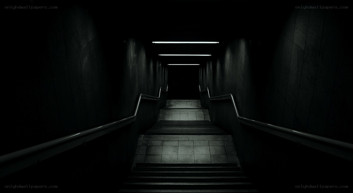 dark stairwell hallway