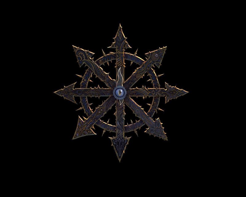 dark star symbol with eye