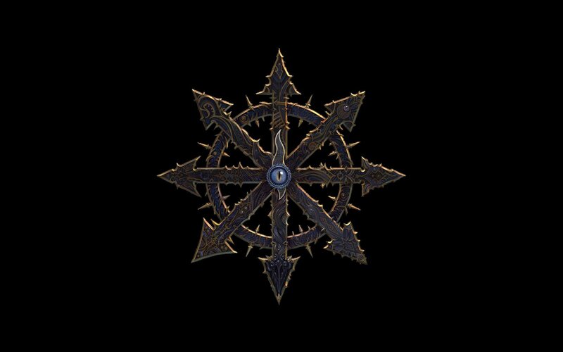 dark star symbol with eye