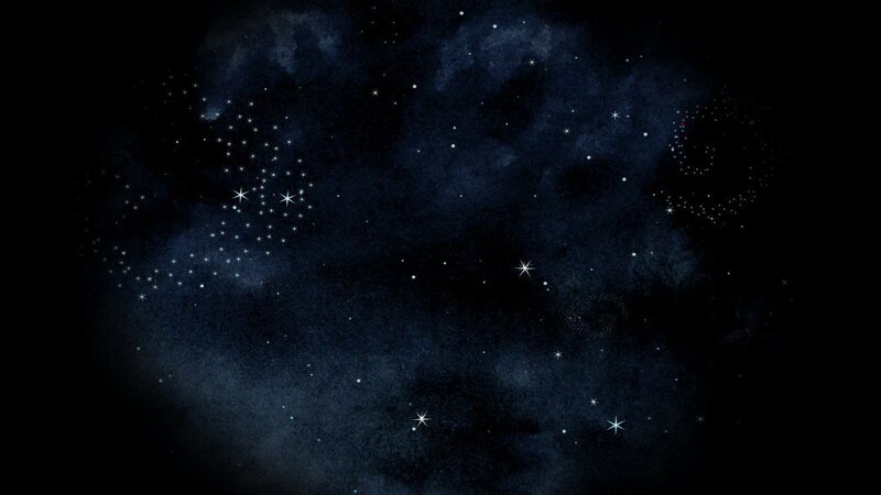 dark starry night sky