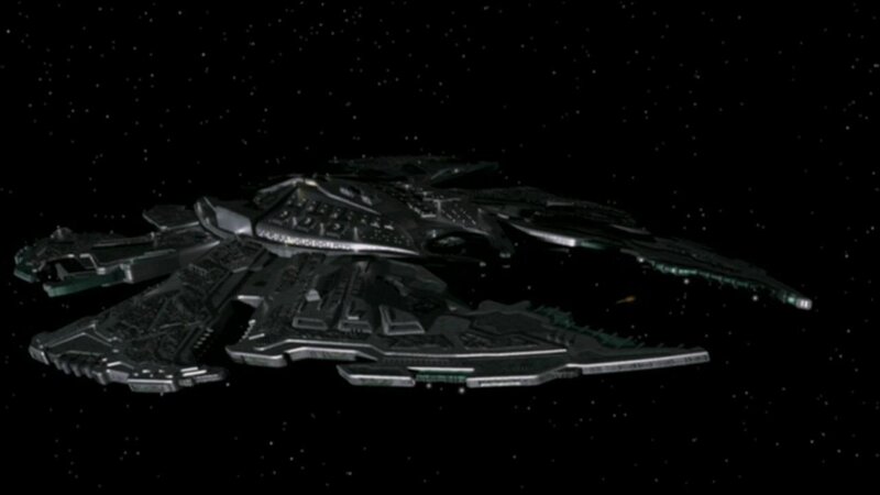 Dark Starship in Space