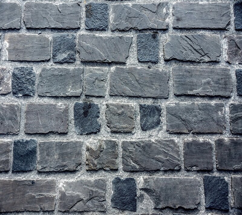 Dark Stone Brick Wall