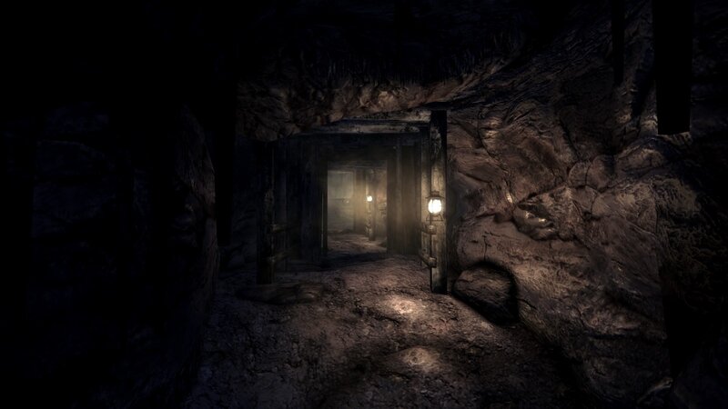 Dark Stone Tunnel — Brown