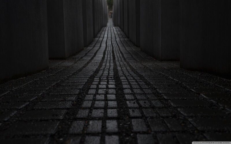 Dark Stone Walkway