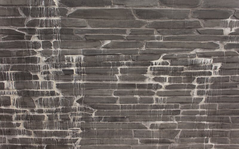 Dark Stone Wall Texture — Gray