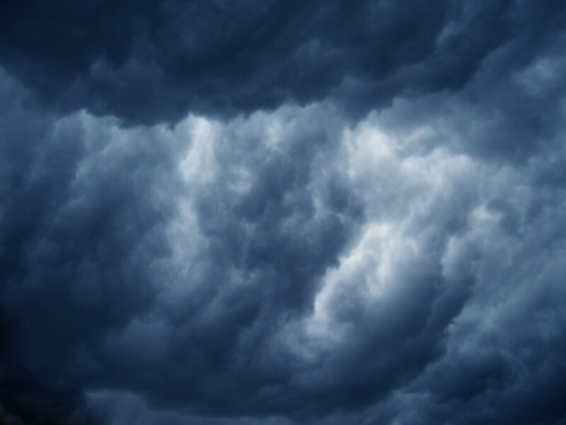 dark storm clouds