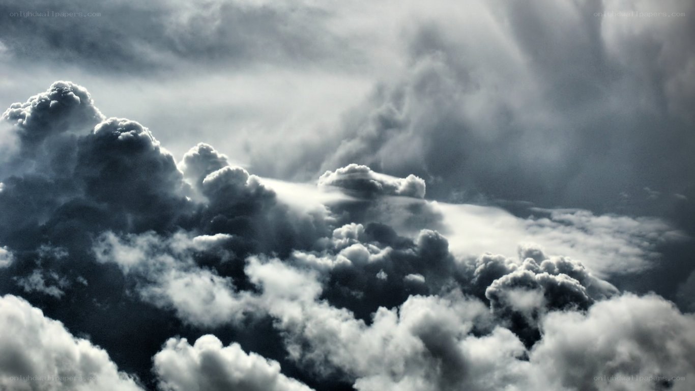 dark storm clouds