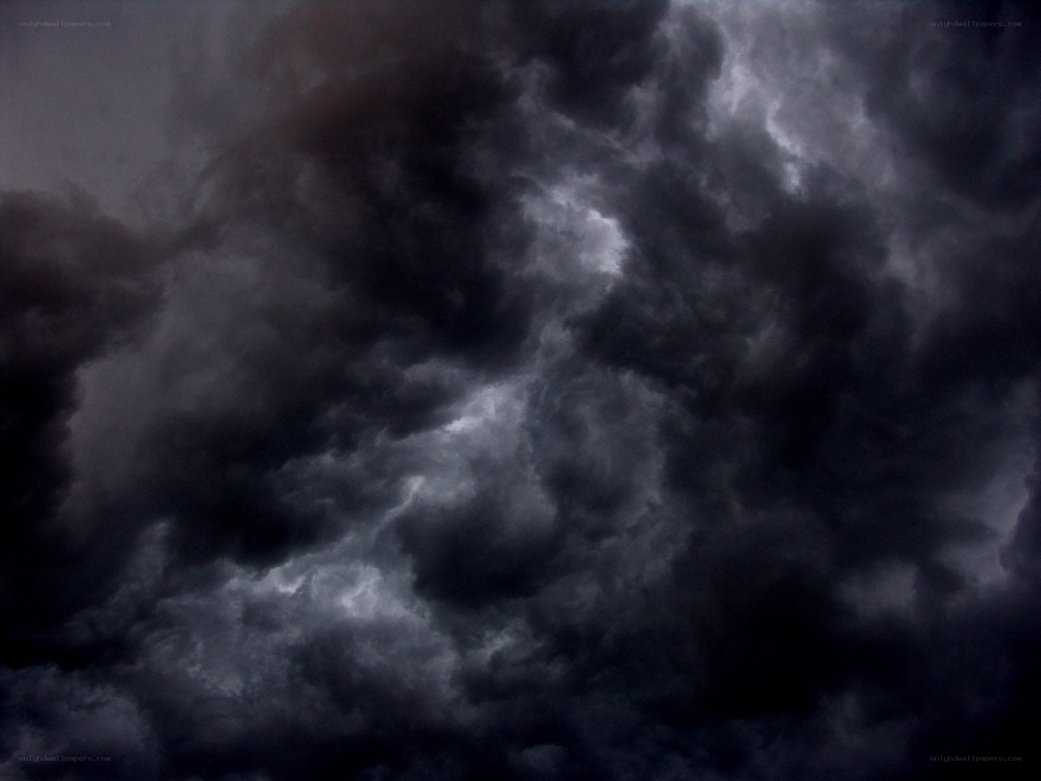 dark storm clouds