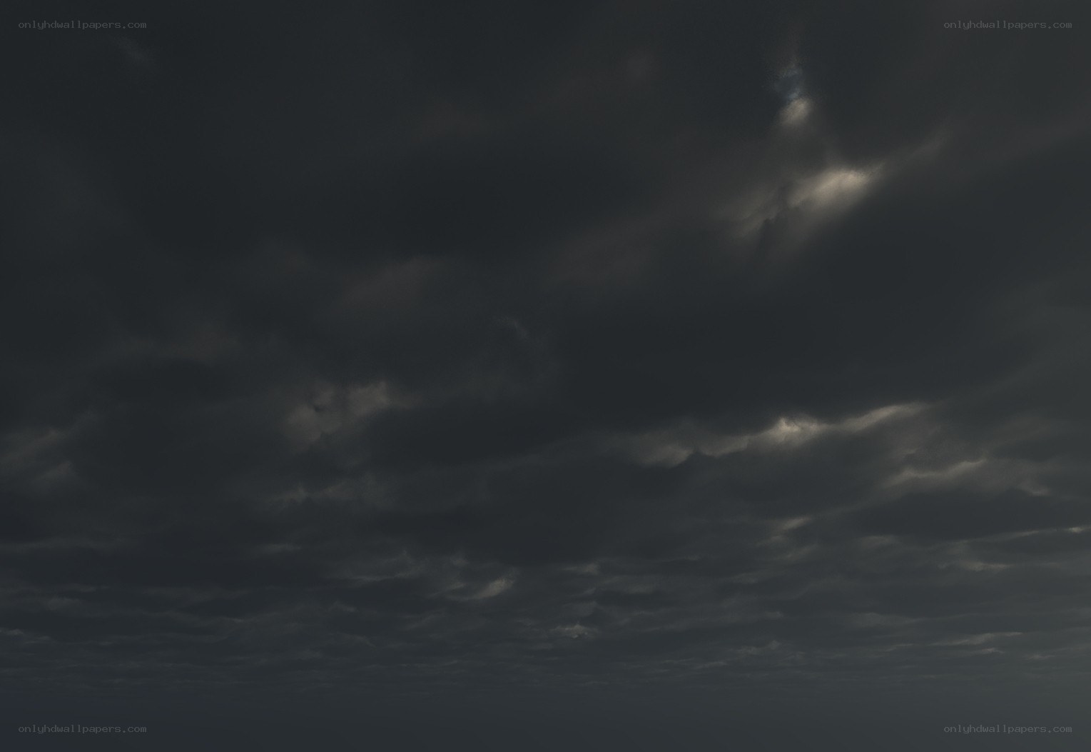 dark storm clouds