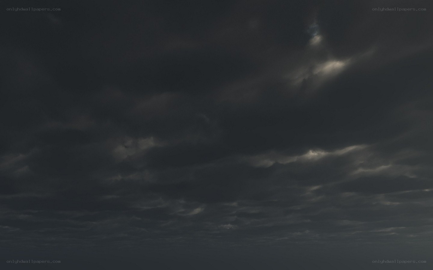 dark storm clouds at dusk