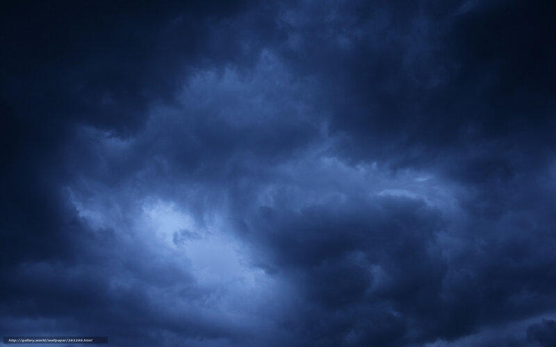 dark storm clouds at night