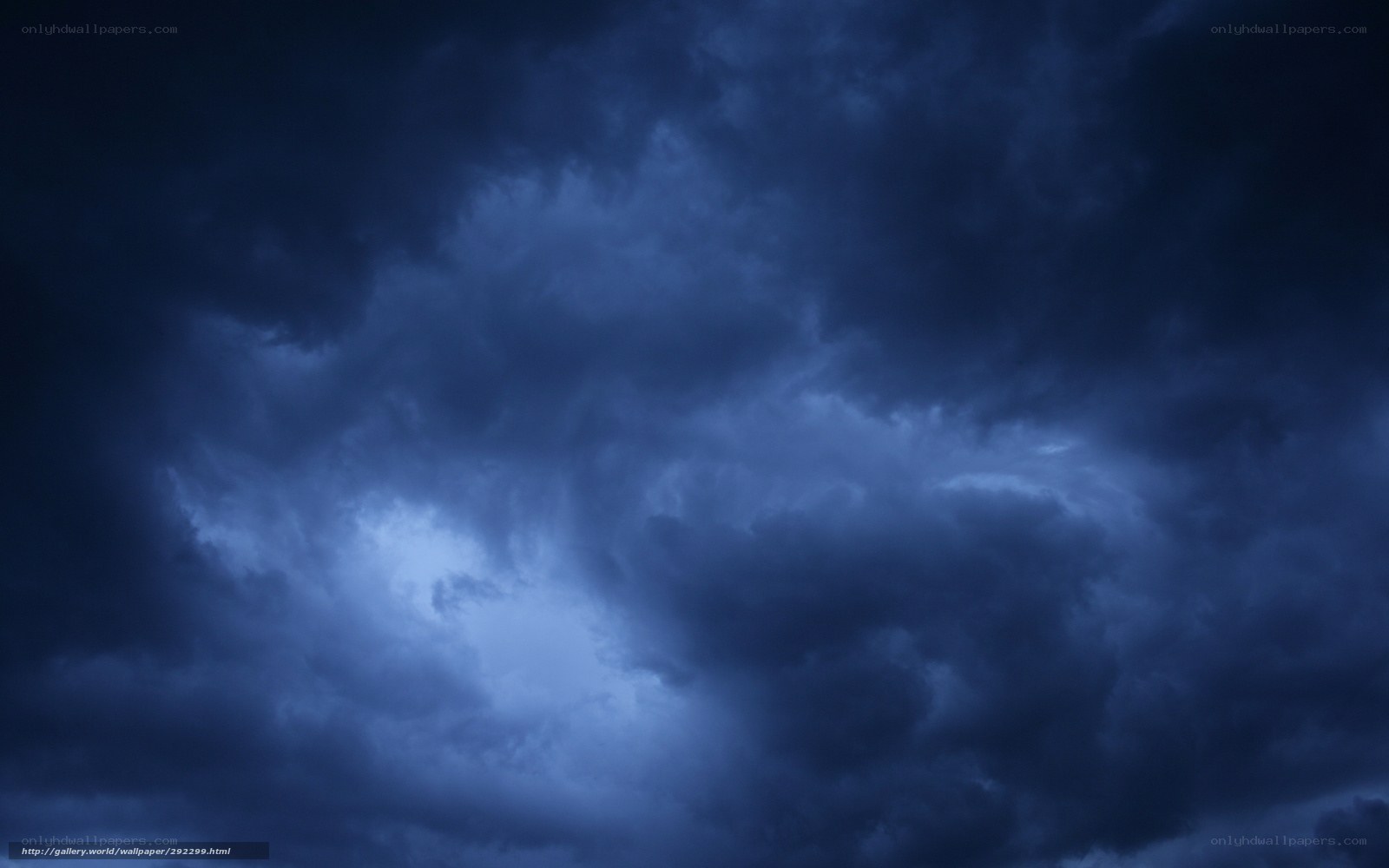 dark storm clouds at night