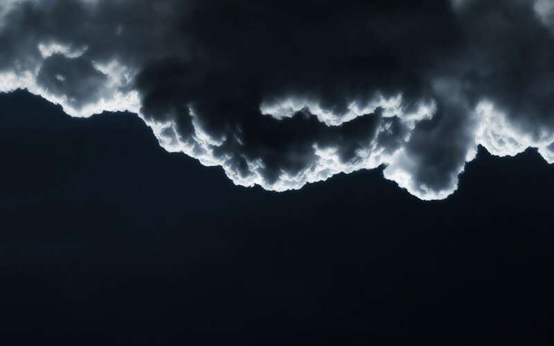 Dark Storm Clouds — Black, Dramatic, Night, Photograph, Sky