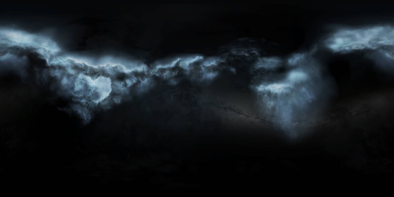 Dark Storm Clouds — Black, Dramatic, Night