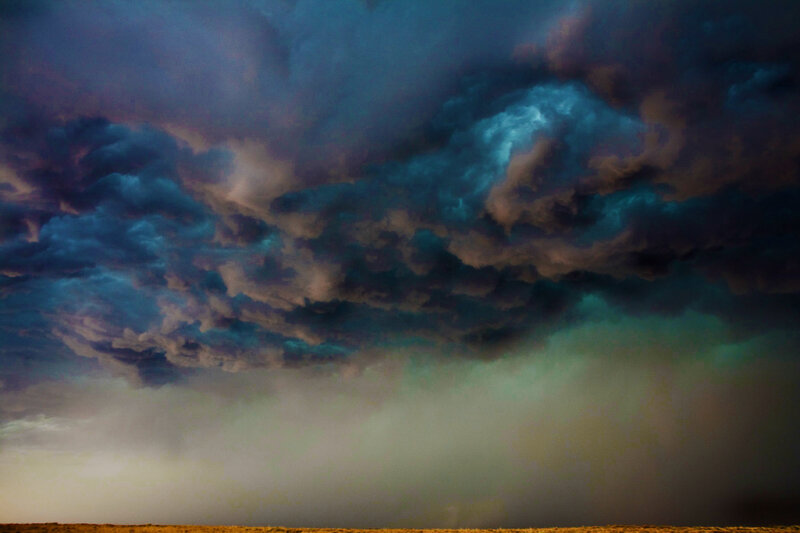 Dark Storm Clouds — Blue, Dramatic, Photograph, Sky, Horizon