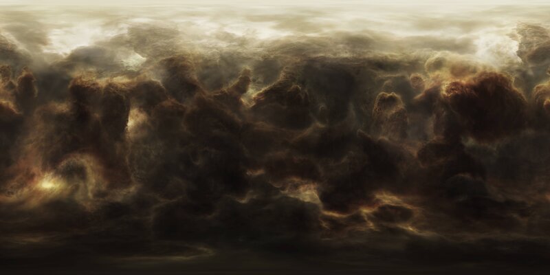 Dark Storm Clouds — Brown, Dramatic