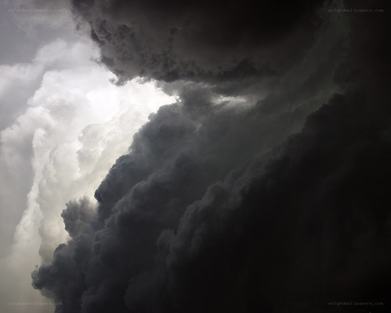 Dark storm clouds gathering