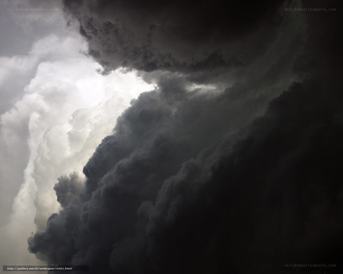 Dark storm clouds gathering