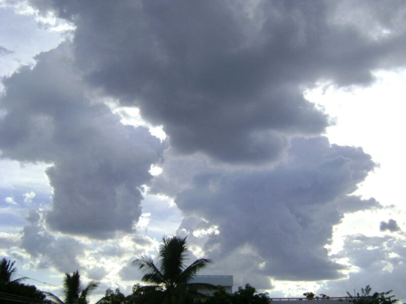 Dark Storm Clouds — Gray, Dramatic, Afternoon, Photograph