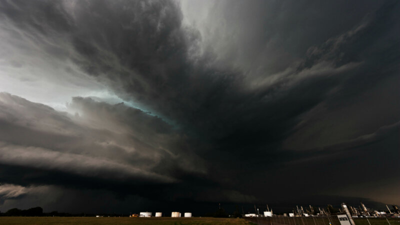 Dark Storm Clouds — Gray, Dramatic, Night