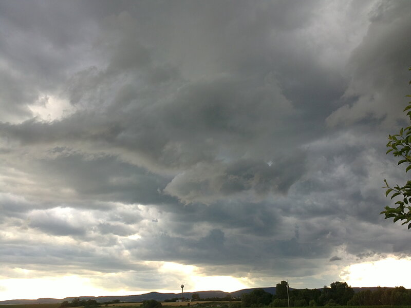 Dark Storm Clouds — Gray, Dramatic, Sunset, Photograph