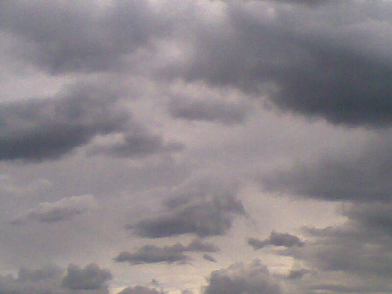 dark storm clouds in sky