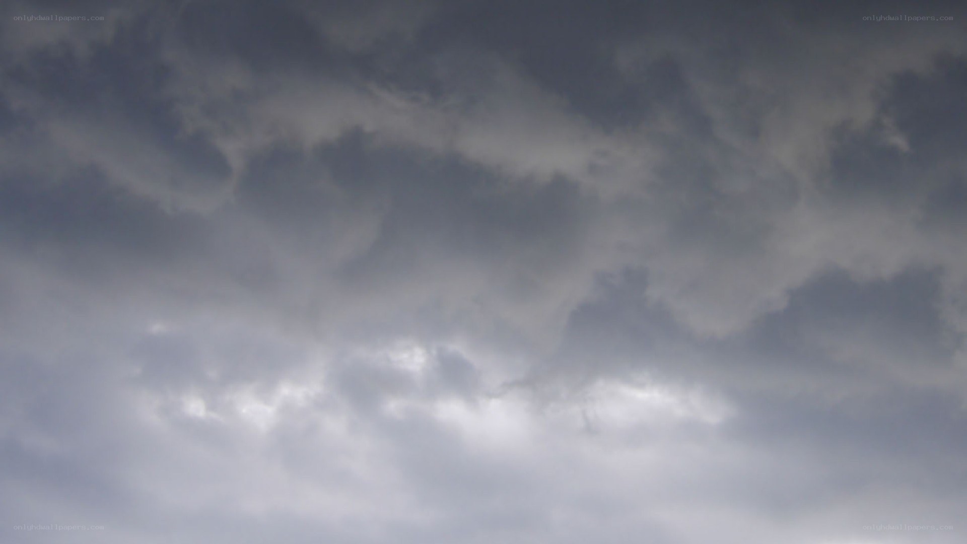 dark storm clouds in the sky