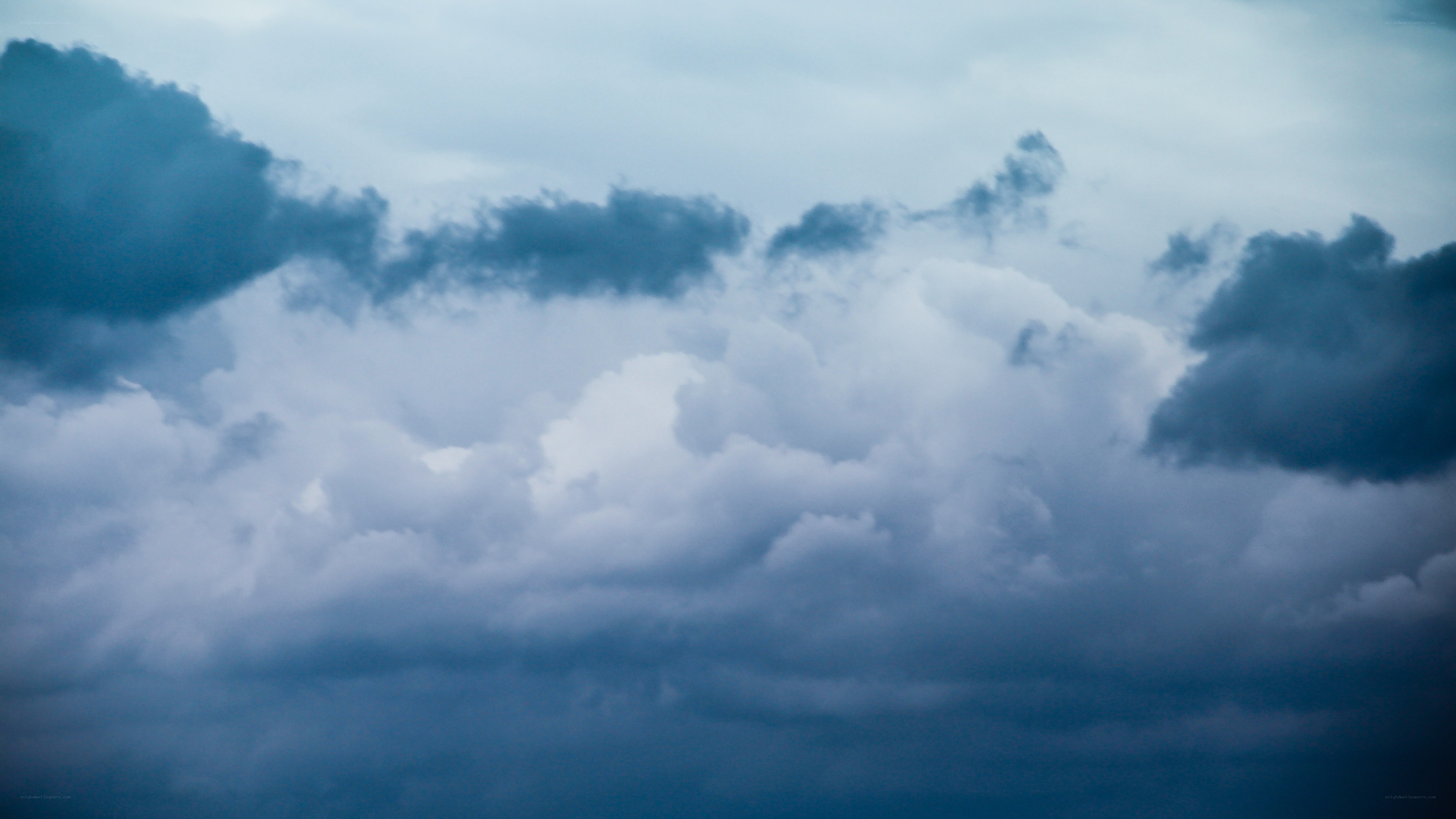 dark storm clouds in the sky