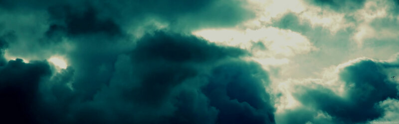Dark Storm Clouds — Teal
