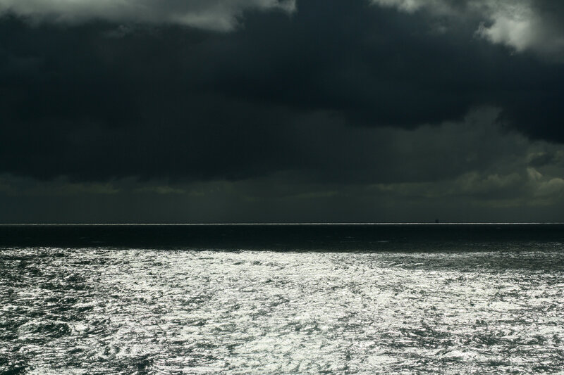 Dark Storm over Ocean