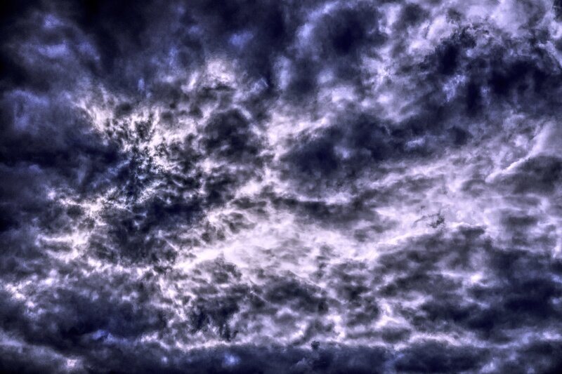 dark stormy clouds