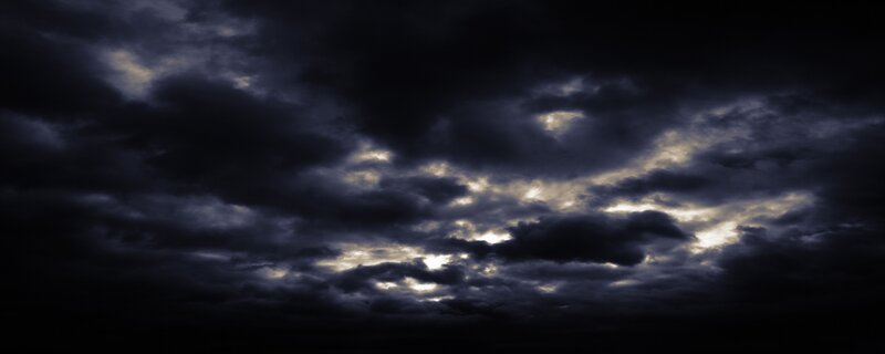 dark stormy clouds at night