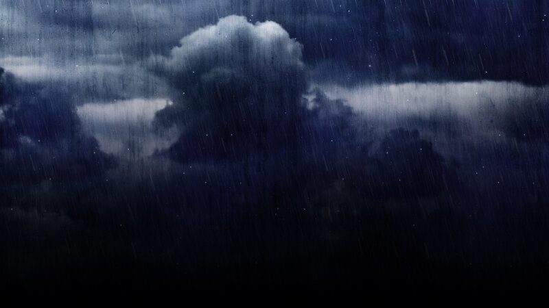 Dark Stormy Clouds — Blue