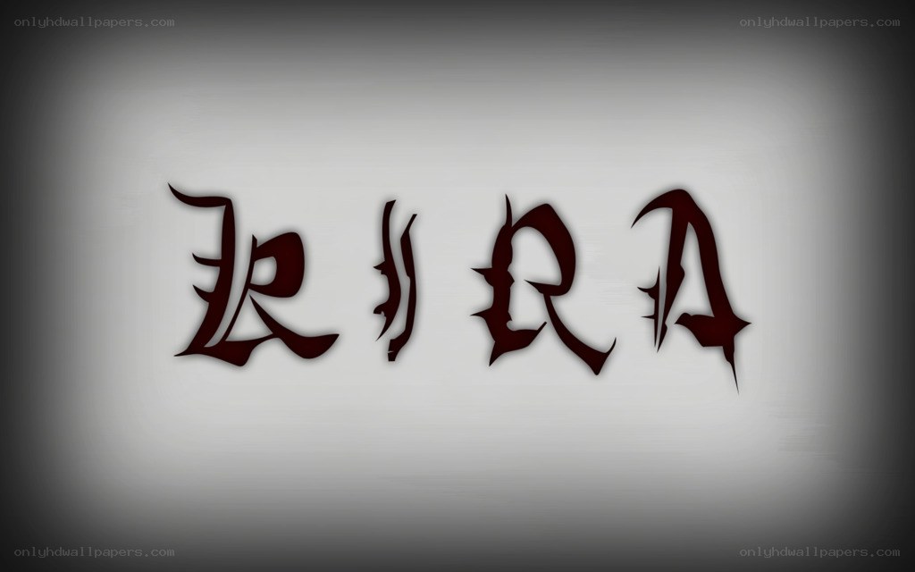 dark stylized text logo