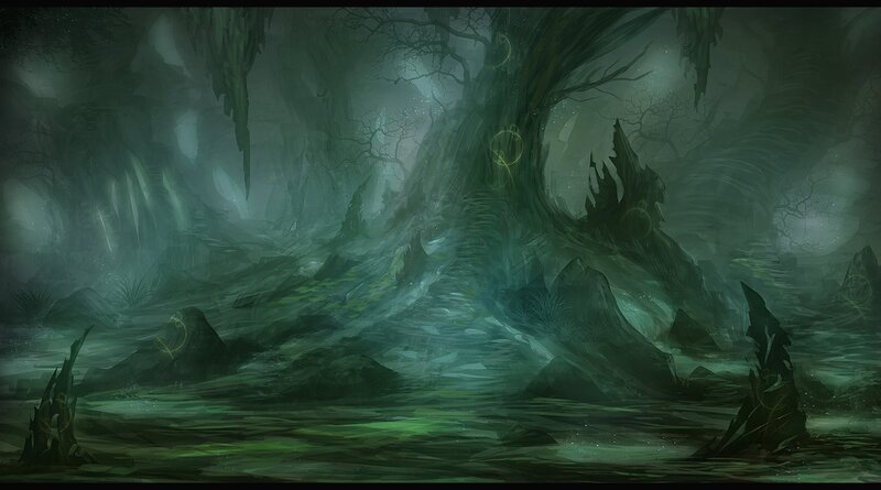 dark swamp forest