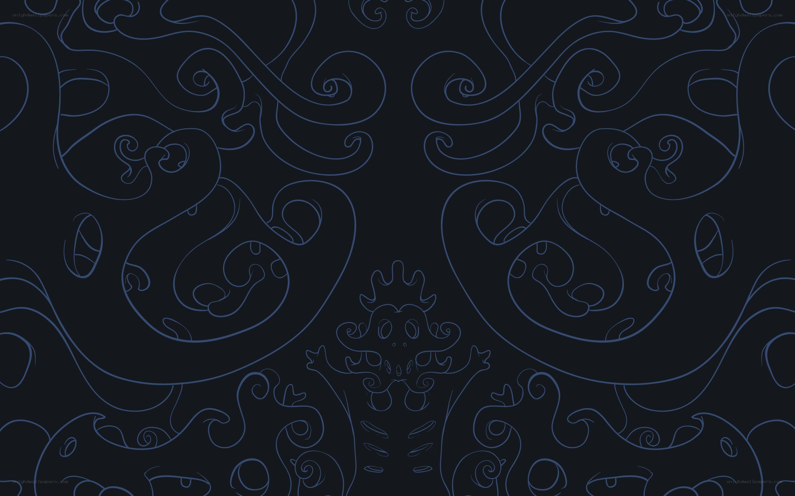 dark swirling pattern
