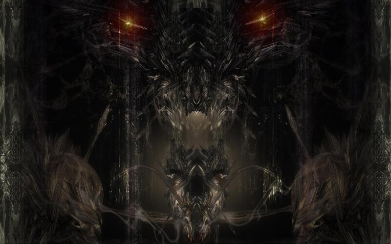 Dark Symmetrical Creature