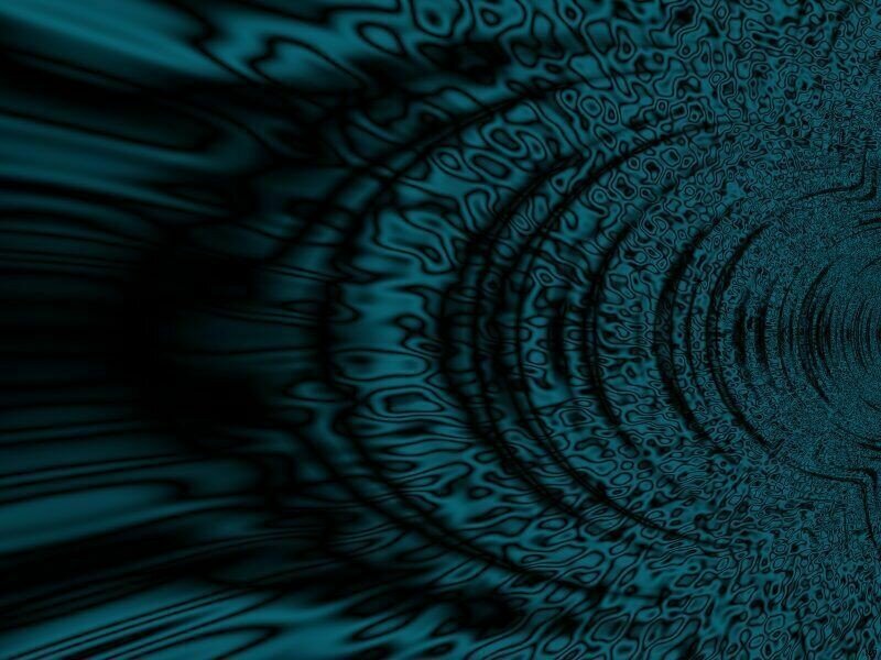 dark teal abstract tunnel