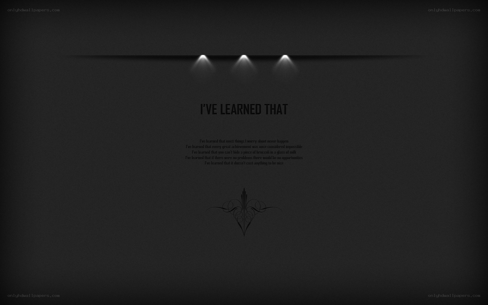 dark text background